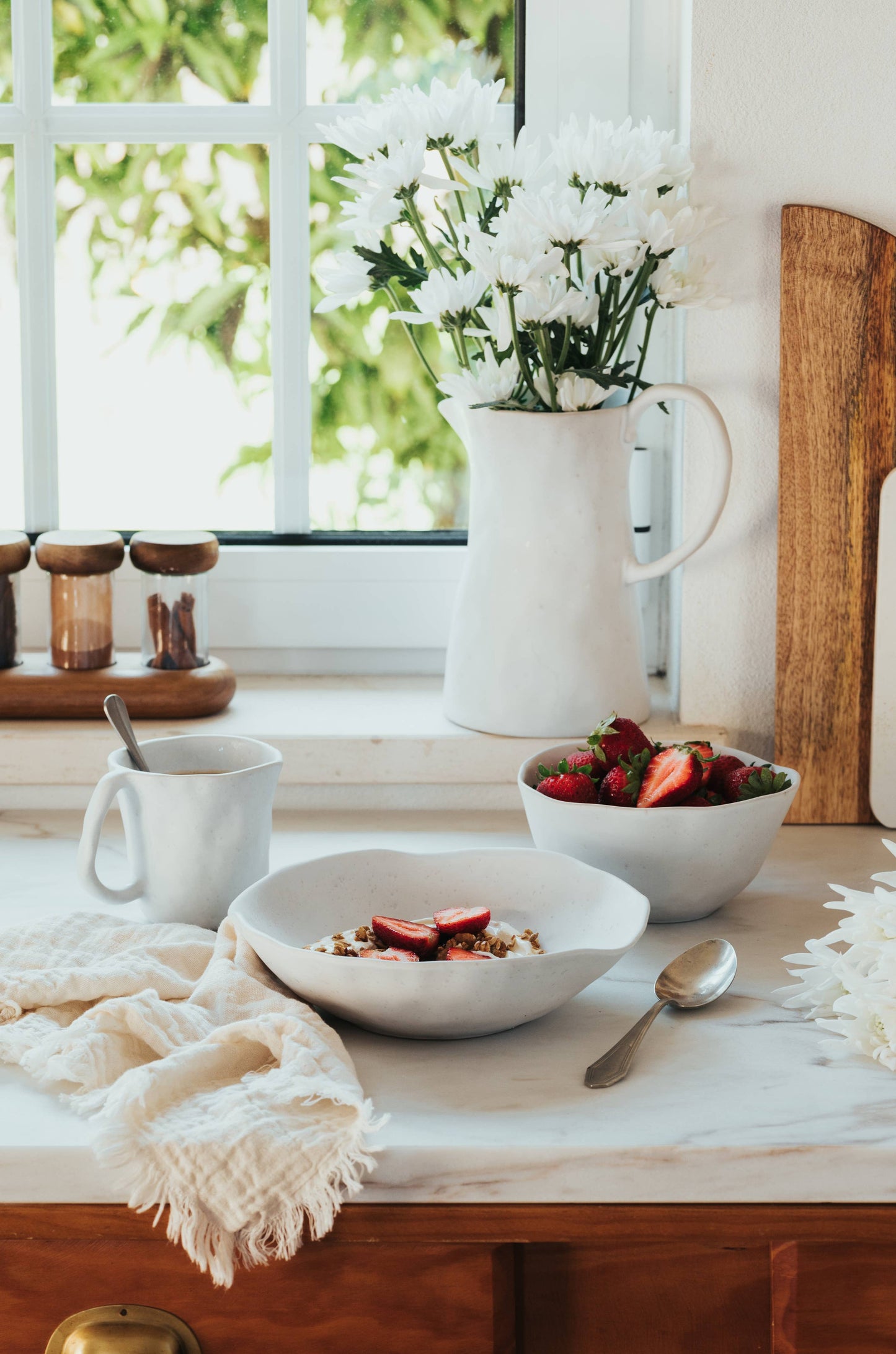Nature Shape White Mug 300ml
