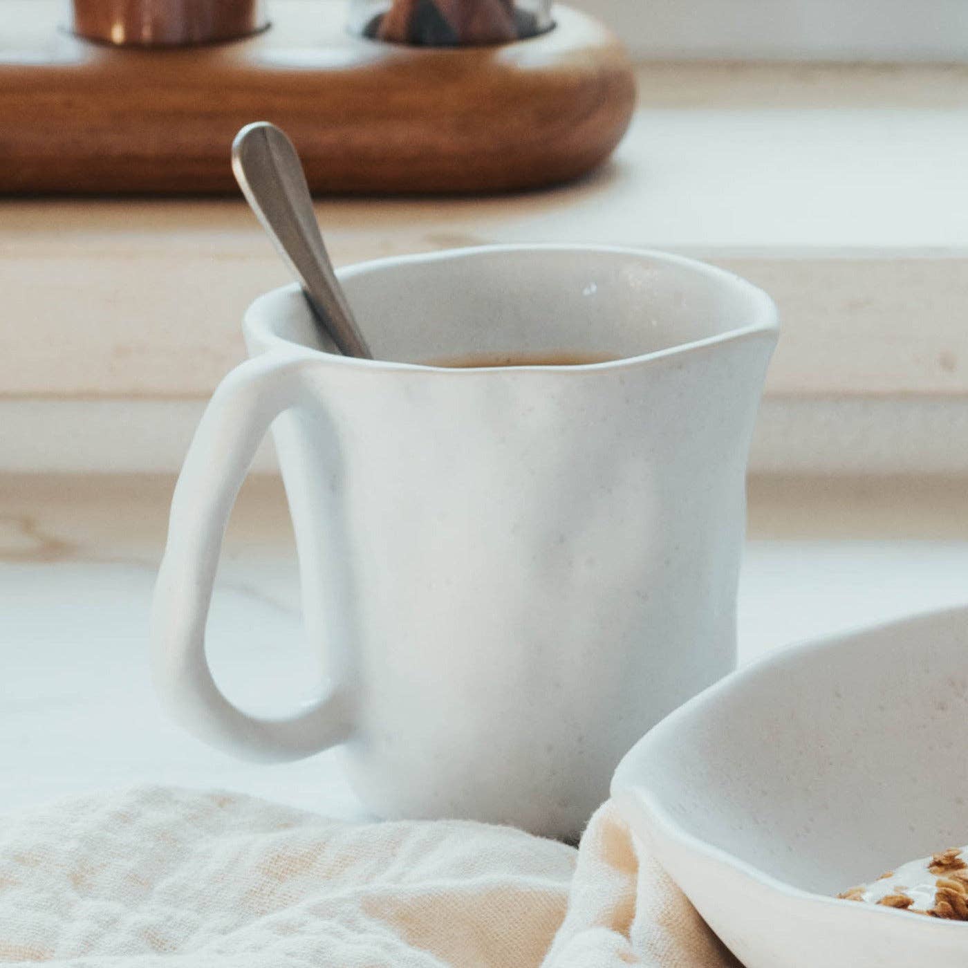 Nature Shape White Mug 300ml