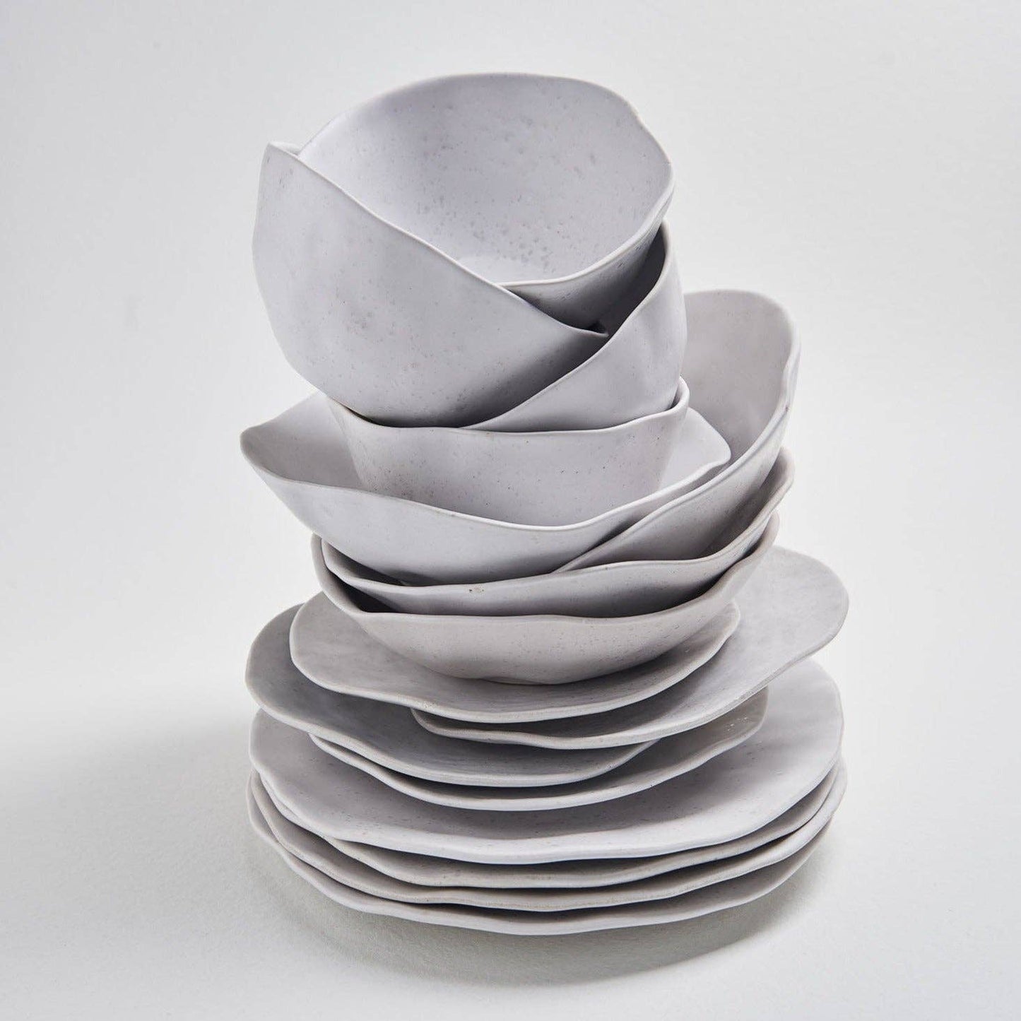 Nature Shape White Bowl 15cm