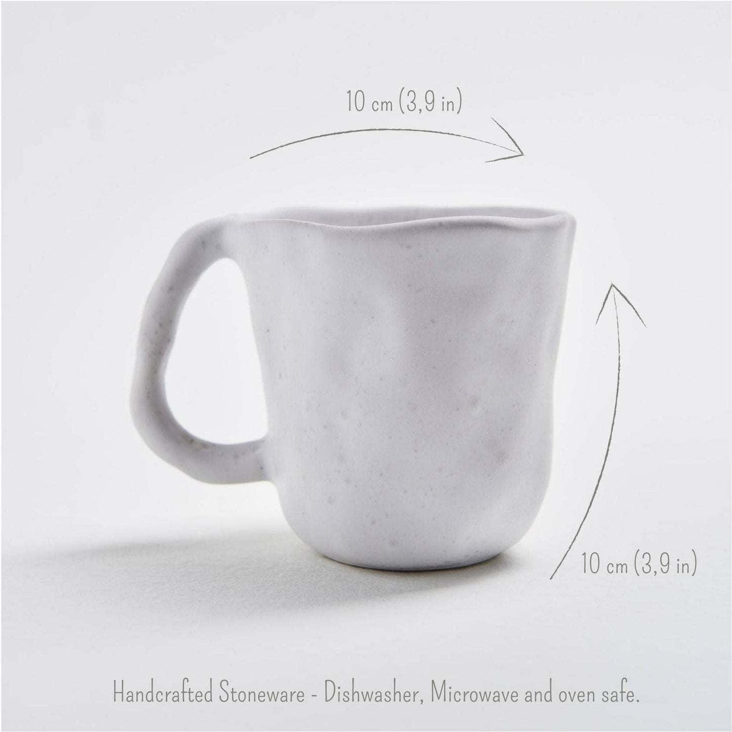 NATURE SHAPE WHITE MUG 300ml