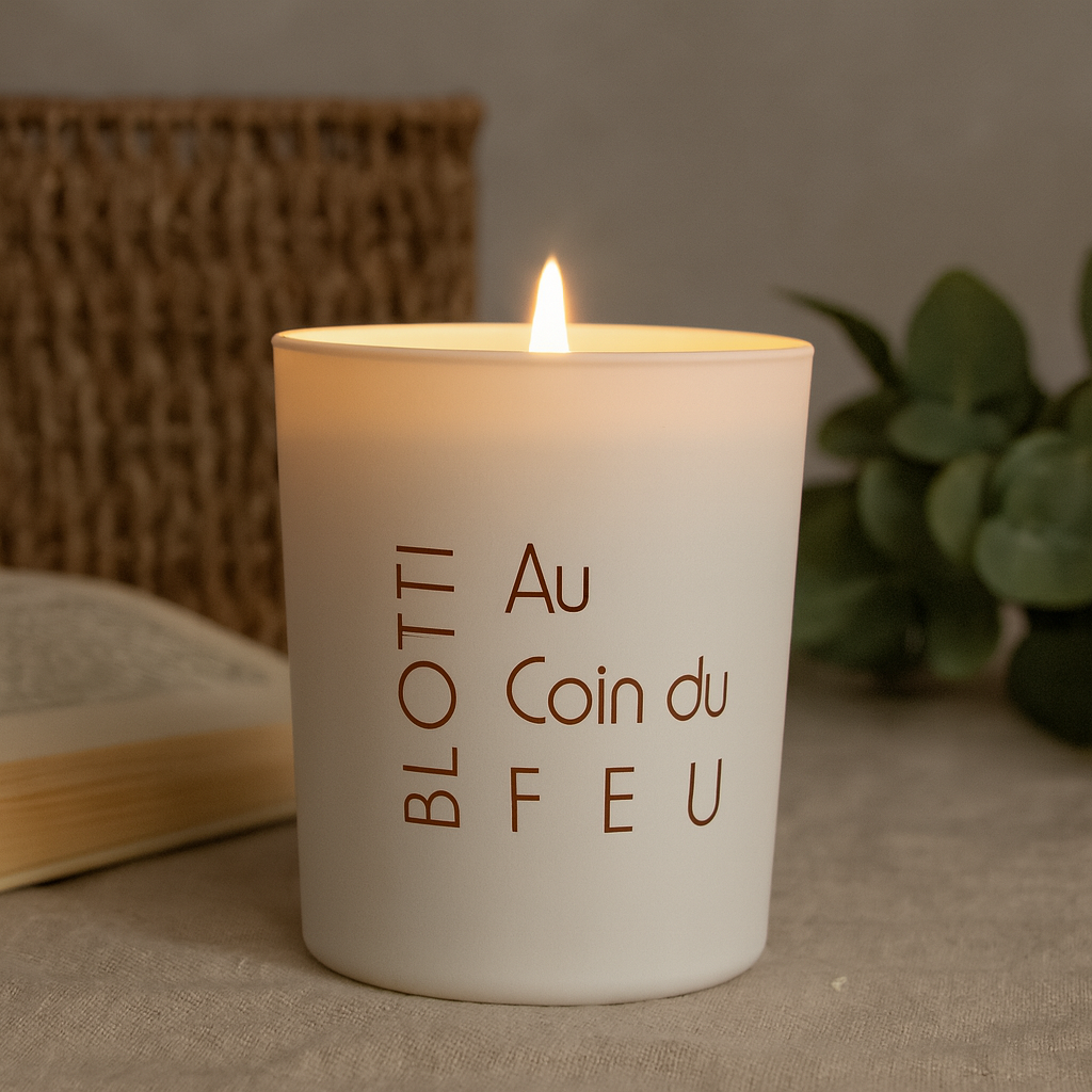 WOOD FIRE CANDLE - "BY THE FIRE"