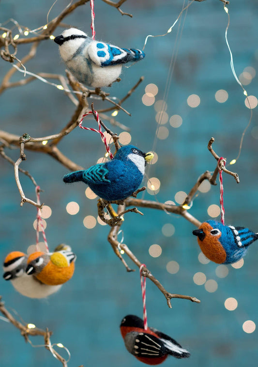 FELT BIRD DECORATIONS