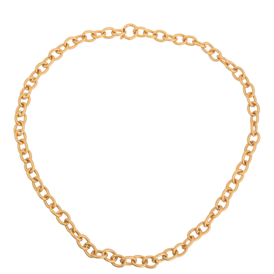 EMILIA Matte Chain Necklace Luxe 60cm
