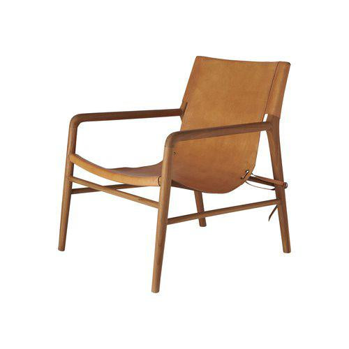 BEJA ARMCHAIR LIGHT COGNAC - Wikholm Form