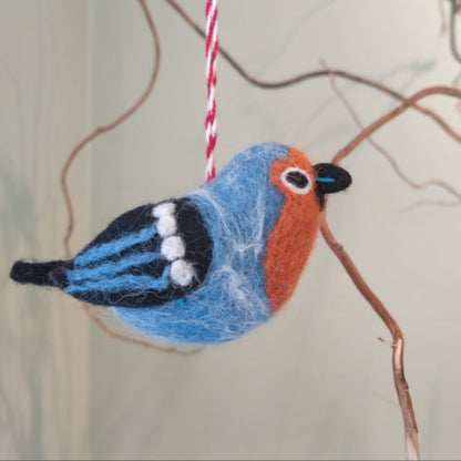 FELT BIRD DECORATIONS