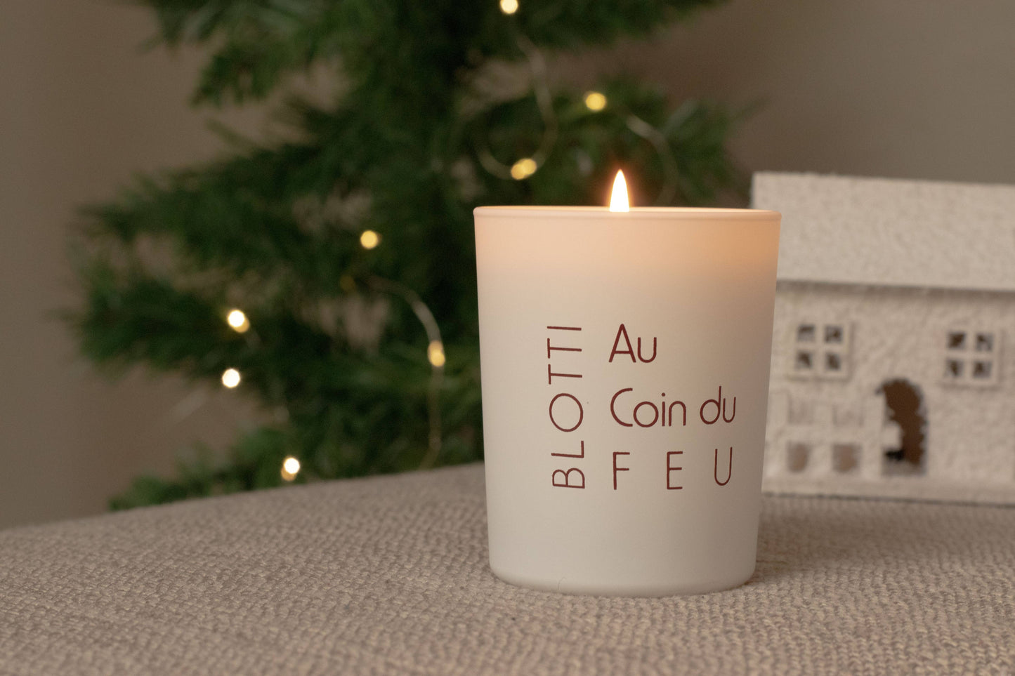 WOOD FIRE CANDLE - "BY THE FIRE"