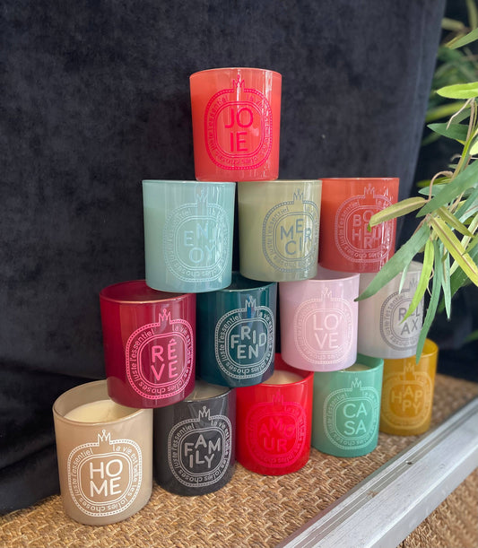 CANDLE - TOILES CHIC "Word" Collection