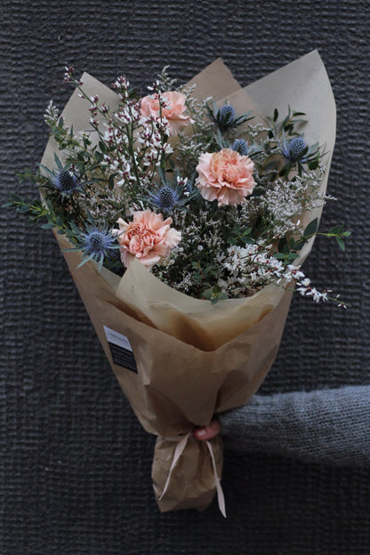 Less is More inbloom bouquet, with seasonal flowers